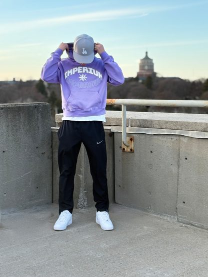 IMPERIUM BOXY HOODIE-PURPLE